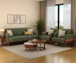 Kairav Modern Wooden Sofa Set with Premium Upholstery - Image 2