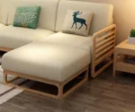 Modern L Shaped Sofa | L Sectional Sofa | Sheesham Wood - Image 3