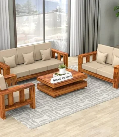 Wooden Sofa Set for Living Room Lakadi ka Sofa Sheesham Wood