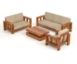 Wooden Sofa Set for Living Room | Lakadi ka Sofa | Sheesham Wood - Image 6