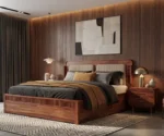 Lotus Premium Sheesham Wood Bed with Box Storage - Image 2