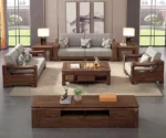 Stylish Wooden Sofa | Sofa Set Design | Sheesham Wood - Image 4