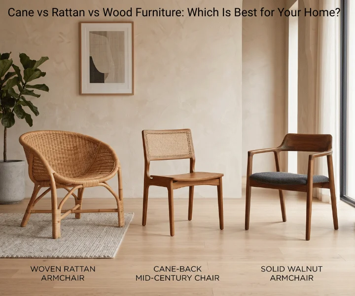 Cane vs Rattan vs Wood Furniture: Which Is Best for Your Home?