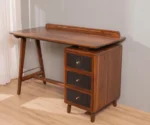 Gulliver Sheesham Wood Study Table with Three Drawers - Image 4