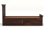 Solid Sheesham Wood Bed 6X4 Single Bed with Drawer Storage - Image 6