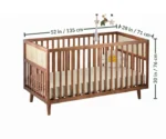 Solid Wood Dream weave Kids Bed Cot - Image 12
