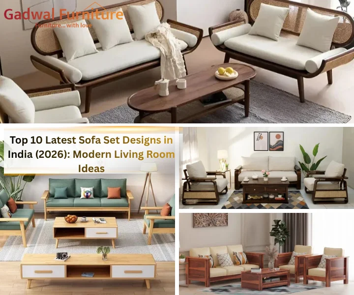 Top 10 Latest Sofa Set Designs in India (2026) Modern Living Room Ideas