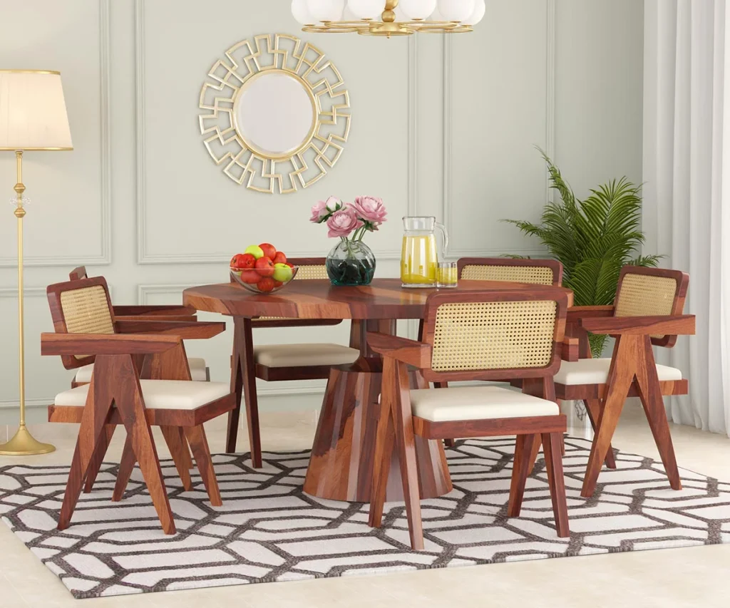 Solid Wood Dining Table Buying Tips in India - Prices, Wood Types & Sizes
