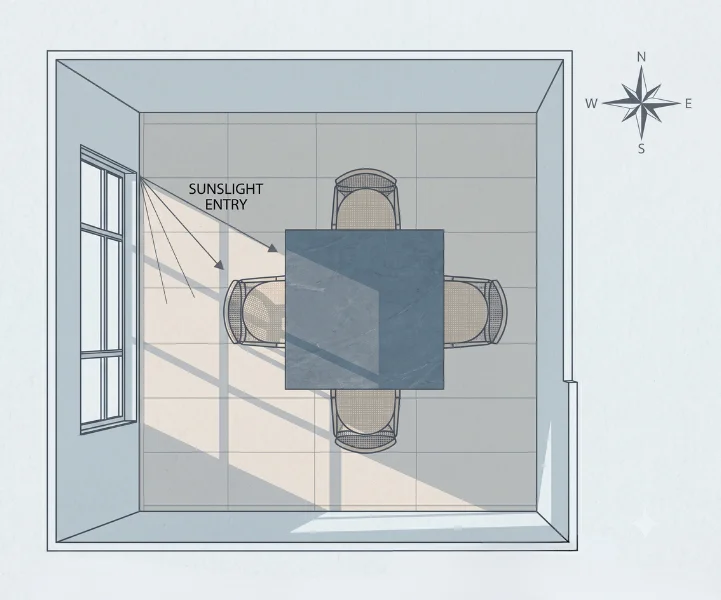 Dining Table Vastu: Ideal Dining Table Direction & Placement Tips