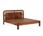 Hester Sheesham Wood Cane Bed With Non Storage - Image 3