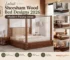 Latest Sheesham Wood Bed Designs 2026 Modern Palang Ideas